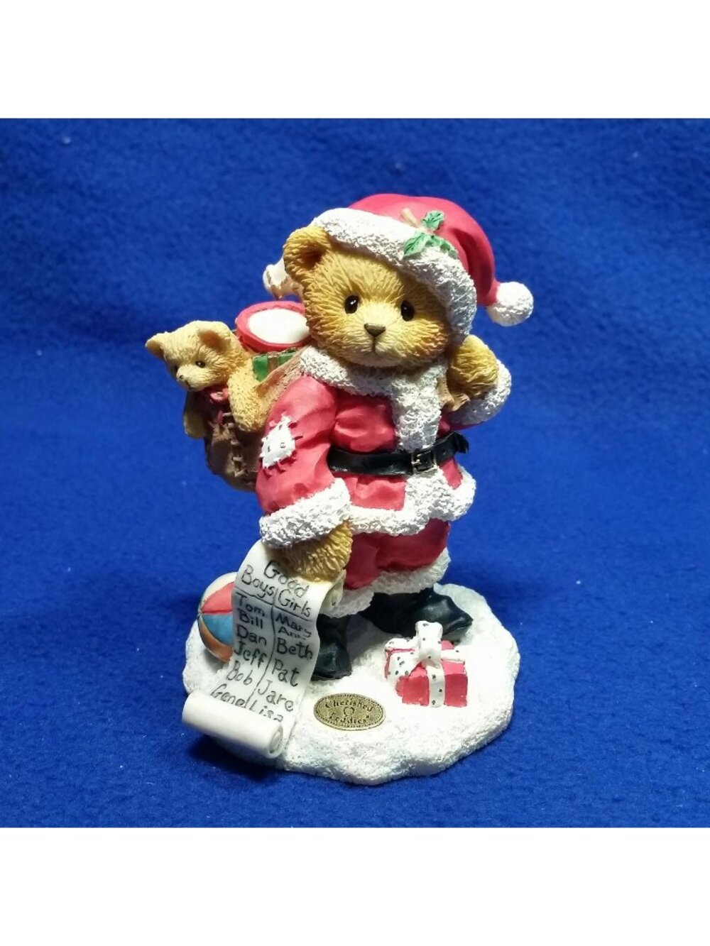 Vintage Cherished Teddies Nickolas You're At The Top Of My List Figurine 141100